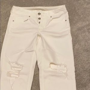 American Eagle Tom Girl white jeans - New